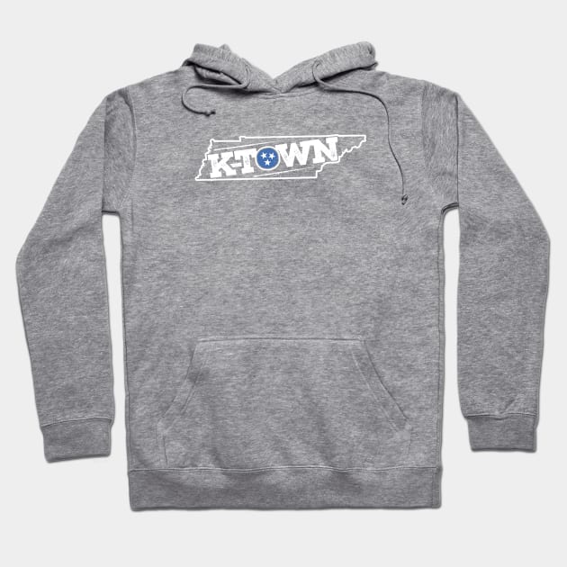 K-Town Tennessee (White on Iron) Hoodie by jepegdesign